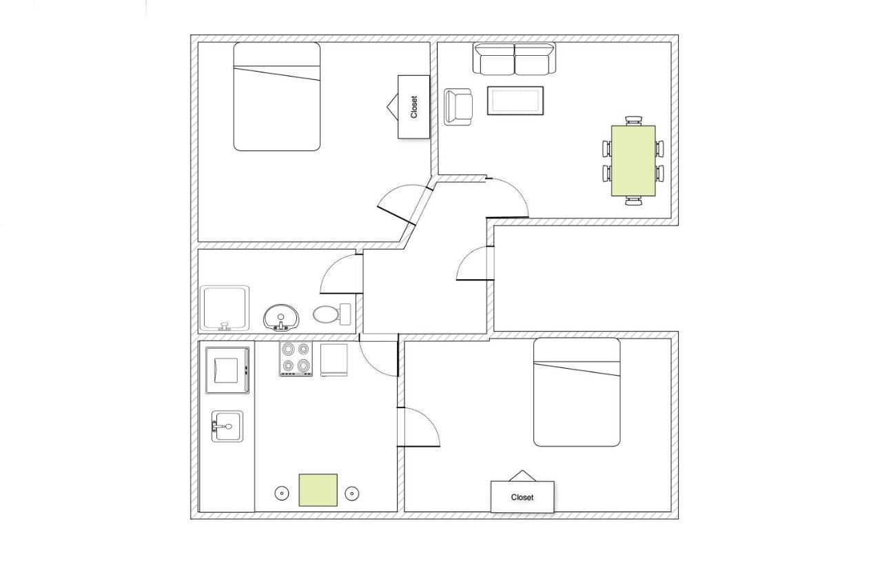 Sanders Lake - Pleasant Two-Bedroom Apartment In Downtown København Eksteriør billede